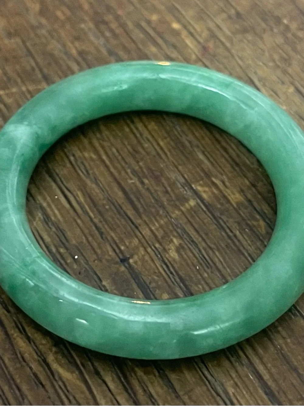 Green Jade Bangle Bracelet - Baby Jewelry